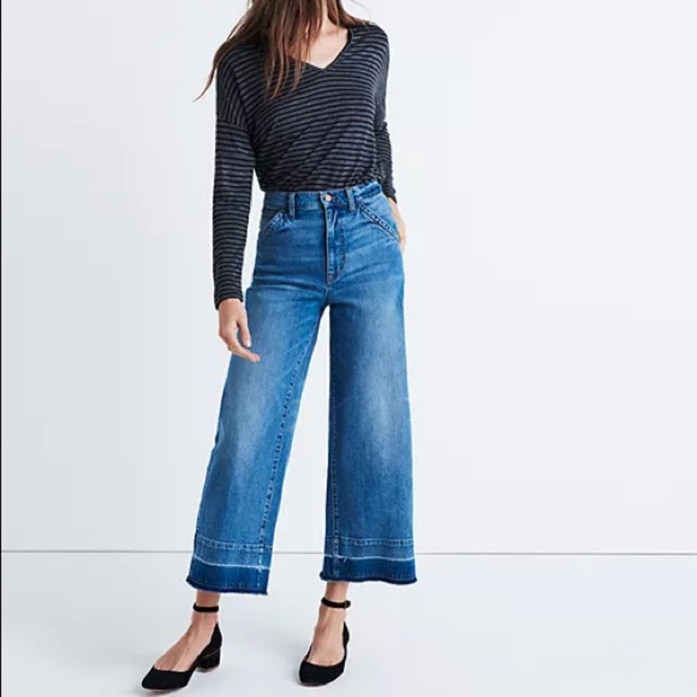 Madewell Wide Leg Crop Jean